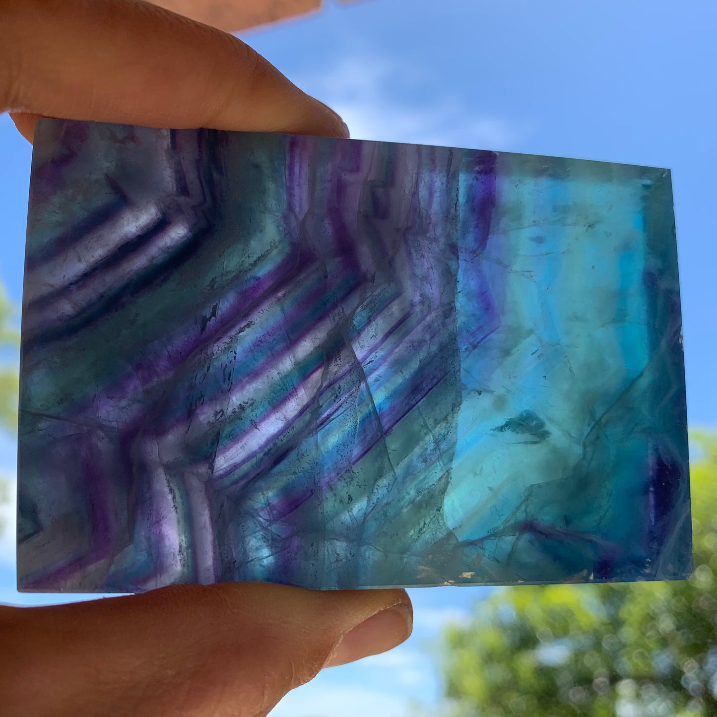 Fluorite Watermelon Slab