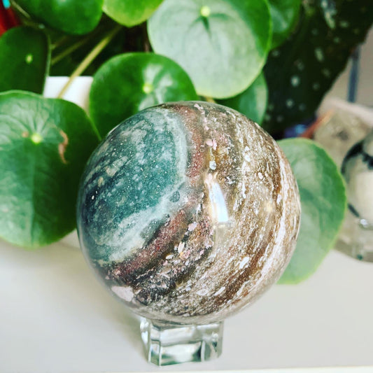 Ocean Jasper Sphere