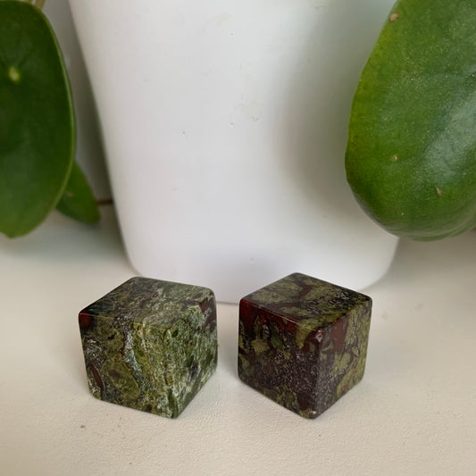 Dragons Blood Jasper Cube Tumbles