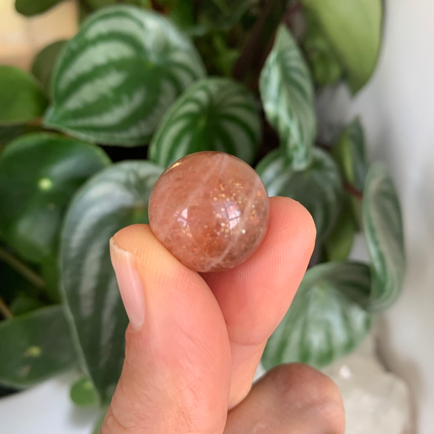 Gold Sunstone Sphere