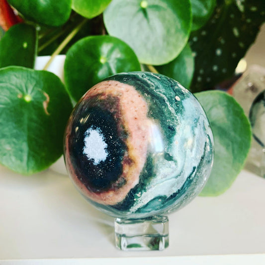 Ocean Jasper Sphere