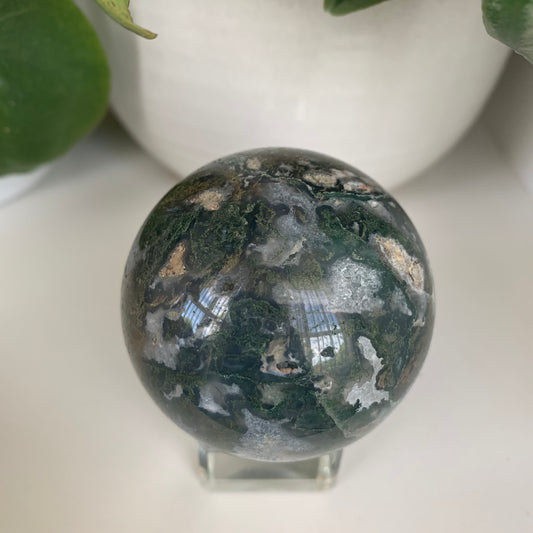 Moss Agate Sphere