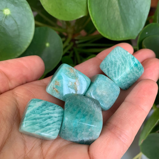 Green Aventurine Cube Tumbles
