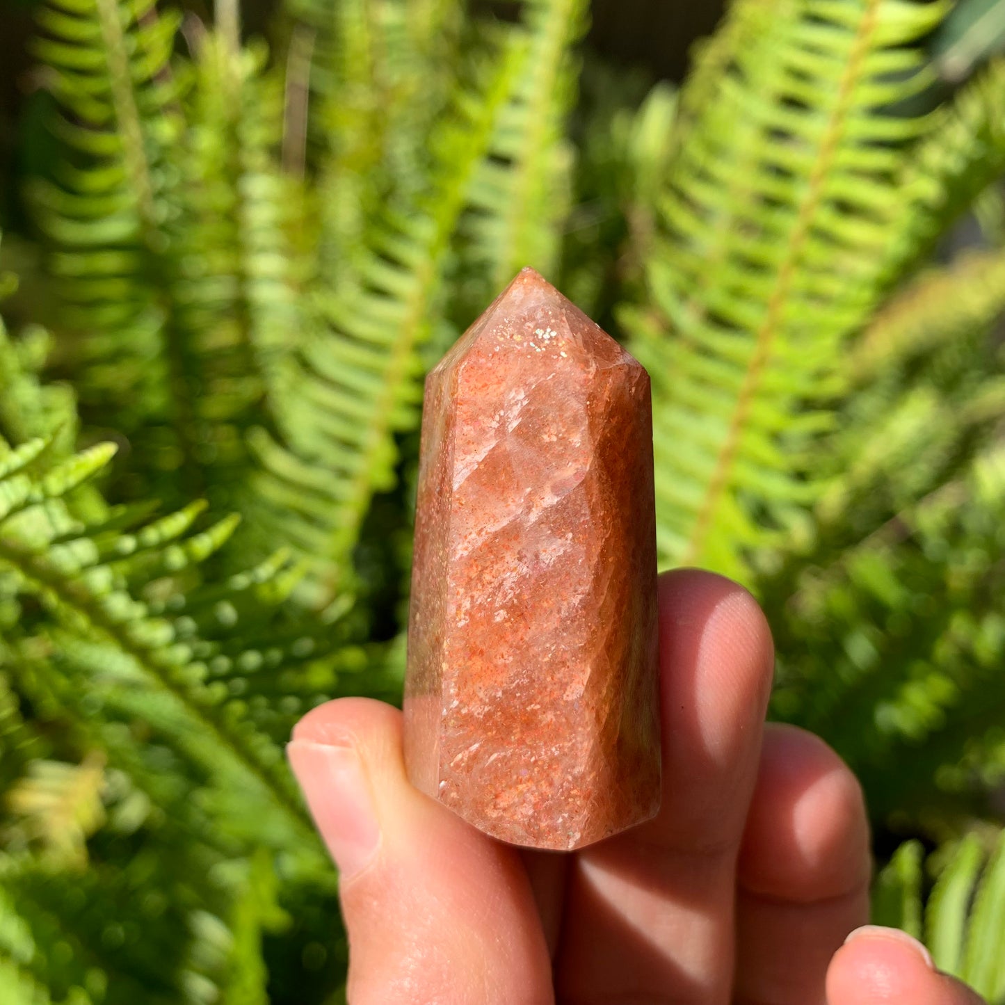 Golden Strawberry Quartz Tower