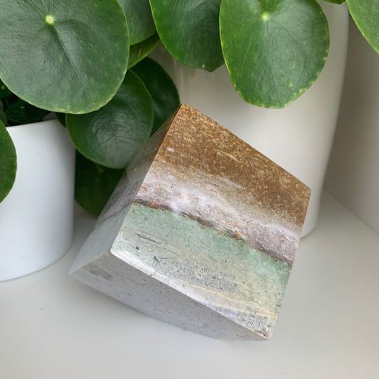 Ocean Jasper Cube