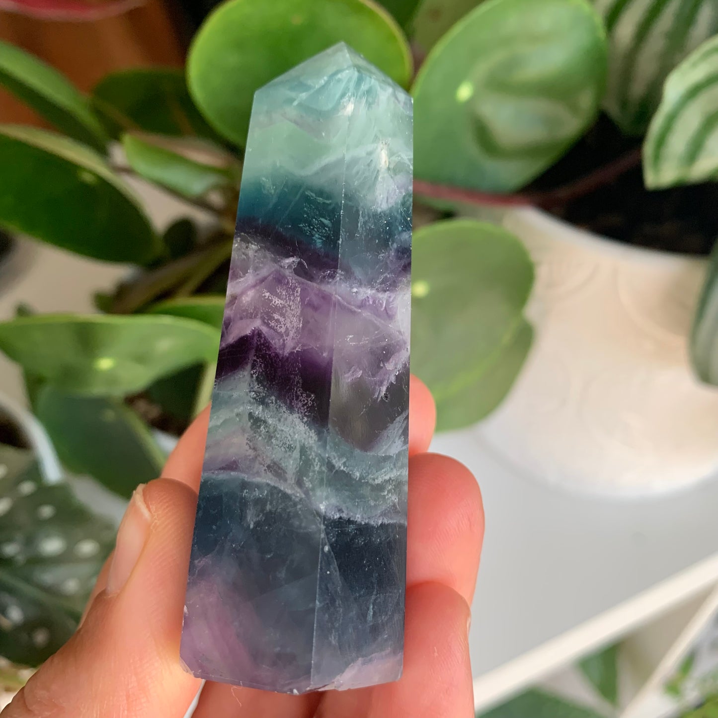 Rainbow Fluorite Tower