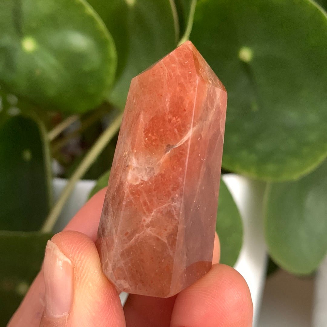 Golden Strawberry Quartz Tower