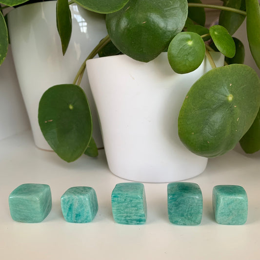 Green Aventurine Cube Tumbles