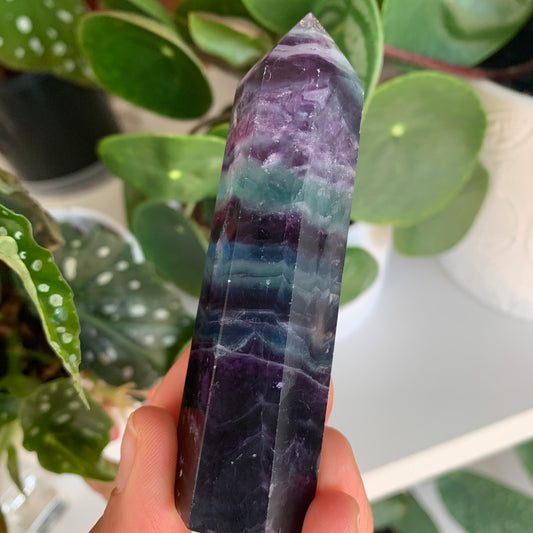Rainbow Fluorite Tower