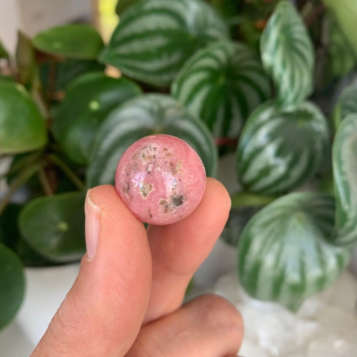 Rhodochrosite Sphere