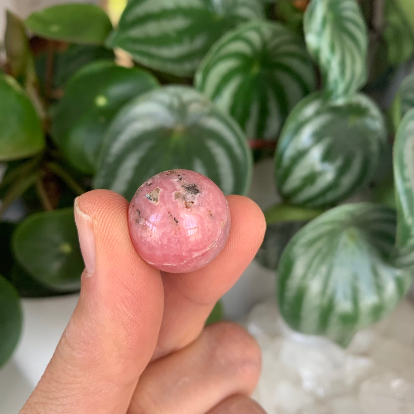 Rhodochrosite Sphere