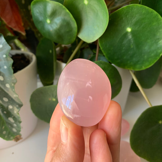 Rose Quartz Palm Stones