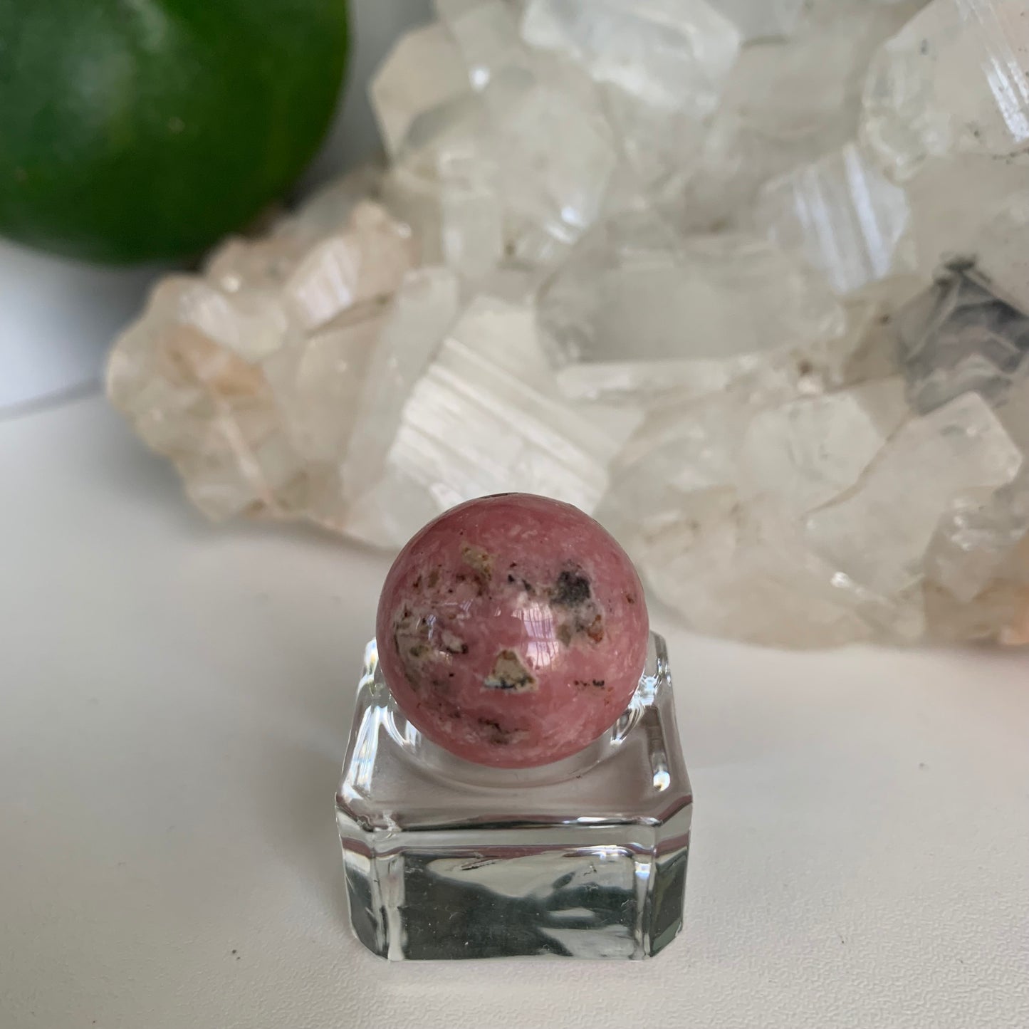 Rhodochrosite Sphere