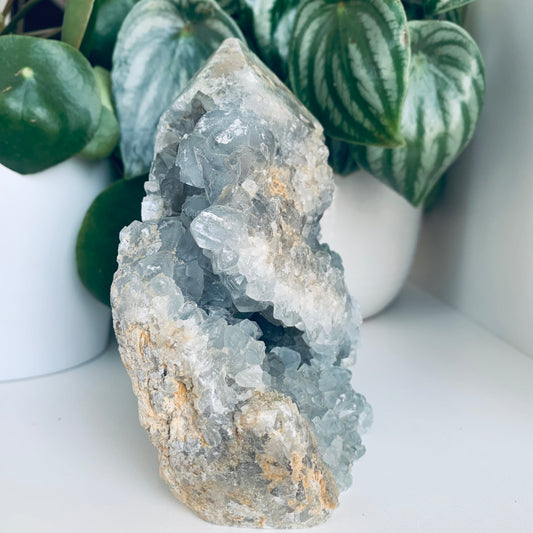 Blue Celestite Geode