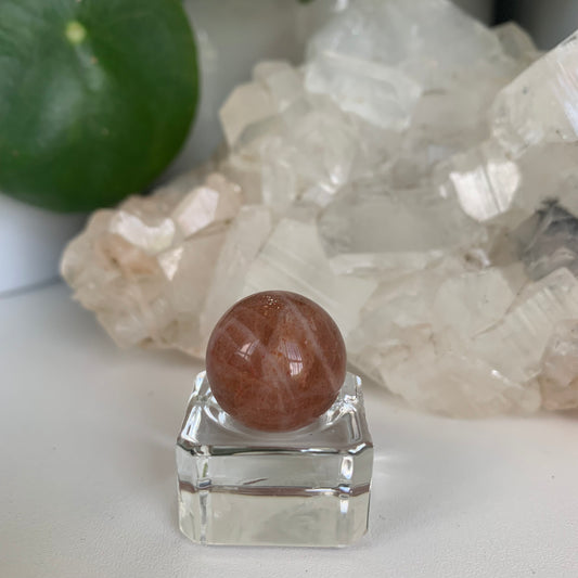 Gold Sunstone Sphere